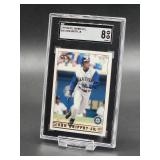 1999 Pacific Crown Collection Ken Griffey Jr. Baseball Card #261 SGC 8
