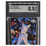 1999 Upper Deck Ken Griffey Jr. Baseball Card #205 SGC 8.5
