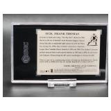 2007 Topps Frank Thomas Baseball Card #FF20 SGC 9.5