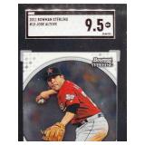 2011 Bowman Sterling Jose Altuve Rookie Baseball Card #15 SGC 9.5