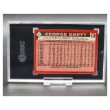 1986 O-Pee-Chee George Brett Baseball Card #300 SGC 7