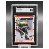 1990-91 Score Minnesota North Stars Neal Broten Hockey Card #144 SGC 8