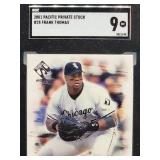 2001 Pacific Private Stock Frank Thomas Baseball Card #28 SGC 9