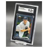 2014 Topps Chrome Justin Verlander Baseball Card #140 SGC 9.5
