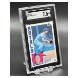 1984 Topps George Brett Baseball Card #500 SGC 7.5
