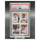 2013 Topps Archives Cobb/Mays/Griffey/Trout Baseball Card #CMGT PSA 9