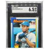 1990 Topps Ken Griffey Jr. 2nd Year Baseball Card #336 SGC 6.5