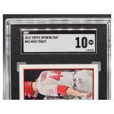 2012 Topps Opening Day Mike Trout Baseball Card #85 SGC 10