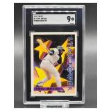 1996 Topps Tony Gwynn Baseball Card #1 SGC 9