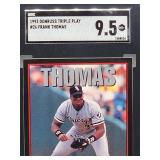 1993 Donruss Triple Play Frank Thomas Baseball Card #26 SGC 9.5