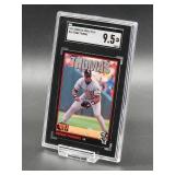 1993 Donruss Triple Play Frank Thomas Baseball Card #26 SGC 9.5