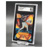 1995 Pinnacle Sportflix Frank Thomas 3D Detonators Baseball Card #DE4 SGC 8