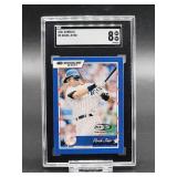 2001 Donruss Derek Jeter Baseball Card #5 SGC 8