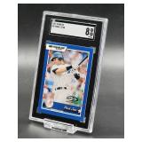 2001 Donruss Derek Jeter Baseball Card #5 SGC 8