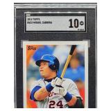 2010 Topps Miguel Cabrera Baseball Card #623 SGC 10