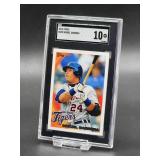 2010 Topps Miguel Cabrera Baseball Card #623 SGC 10