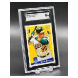 2008 Upper Deck Goudey Frank Thomas Baseball Card #191 SGC 9