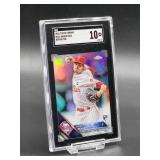 2016 Topps Chrome Aaron Nola Refractor Baseball Card #114 SGC 10