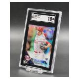 2016 Topps Chrome Aaron Nola Refractor Baseball Card #114 SGC 10