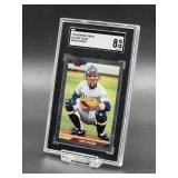 1998 Bowman Chrome Mike Piazza Rookie Reprint Baseball Card #35 SGC 8