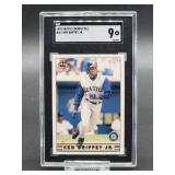 1999 Pacific Crown Collection Ken Griffey Jr. Baseball Card #261 SGC 9