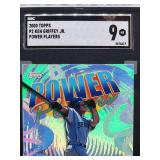 2000 Topps Ken Griffey Jr Baseball Card #P2 SGC 9