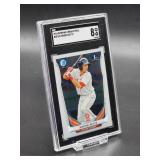 2014 Bowman Chrome Mookie Betts Prospects Baseball Card #BCP109 SGC 8