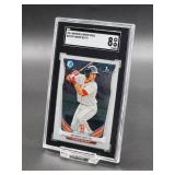2014 Bowman Chrome Mookie Betts Prospects Baseball Card #BCP109 SGC 8