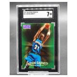 1997-98 Skybox Premium Kevin Garnett Basketball Card #111 SGC 7