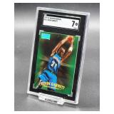 1997-98 Skybox Premium Kevin Garnett Basketball Card #111 SGC 7