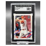 2021 Topps Mike Trout Gold Star Baseball Card #27 SGC 10