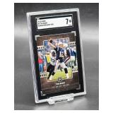 2018 Panini Tom Brady Football Card #8 SGC 7
