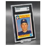 1986 Quaker Oats Nolan Ryan Baseball Card #12 SGC 7