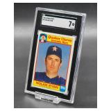 1986 Quaker Oats Nolan Ryan Baseball Card #12 SGC 7