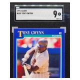 1991 Score Tony Gwynn Baseball Card #500 SGC 9