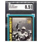 2001 Topps Hank Aaron Baseball Card #385 SGC 8.5