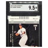 2004 Fleer Authentix MLB Frank Thomas Baseball Card #32 SGC9.5