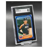 1986 Fleer Nolan Ryan Baseball Card #310 SGC 8