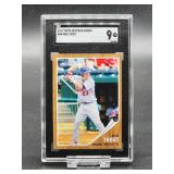 2011 Topps Heritage Mike Trout Rookie Baseball Card #44 SGC 9
