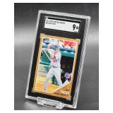 2011 Topps Heritage Mike Trout Rookie Baseball Card #44 SGC 9