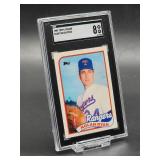 1989 Topps Traded Nolan Ryan baseball Card #106T SGC 8