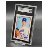 1989 Topps Traded Nolan Ryan baseball Card #106T SGC 8