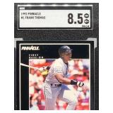 1992 Pinnacle Frank Thomas Baseball Card #1 SGC 8.5