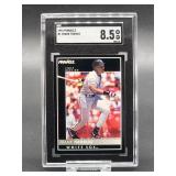 1992 Pinnacle Frank Thomas Baseball Card #1 SGC 8.5