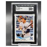 2013 Topps Derek Jeter Baseball Card #373 SGC 10