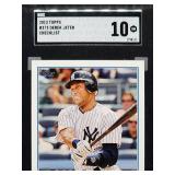 2013 Topps Derek Jeter Baseball Card #373 SGC 10