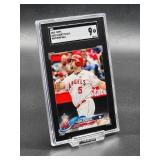 2018 Topps Albert Pujols Baseball Card #582 SGC 9