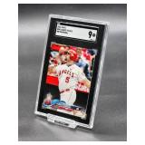 2018 Topps Albert Pujols Baseball Card #582 SGC 9