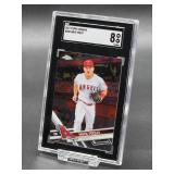 2017 Topps Chrome Mike Trout Baseball Card #200 SGC 8