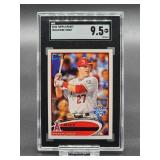 2012 Topps Update Mike Trout Baseball Card #US144 SGC 9.5